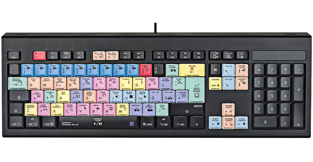 mac keyboard for adobe premiere
